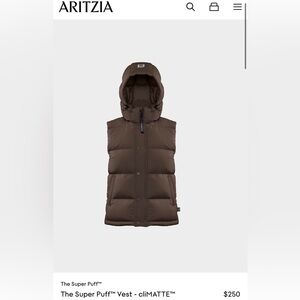 The Super Puff Vest Rich Mocha Brown